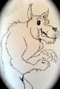 Cute werewolf. Not scary.