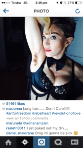 Madonna's armpit