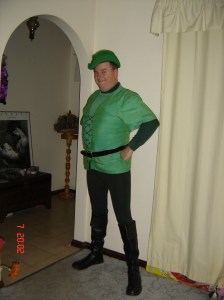 Damian as Robin Hood